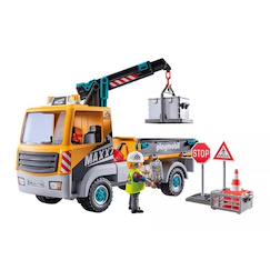 Aragallant Camion Grue Jouet – Avec Sons, Panneaux, Bûche Et Panier – Dès 5 Ans, Chantier Simulation