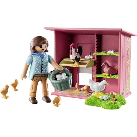 Country - agricultrice et poulailler 71308 Multicolore 6 - vertbaudet enfant 