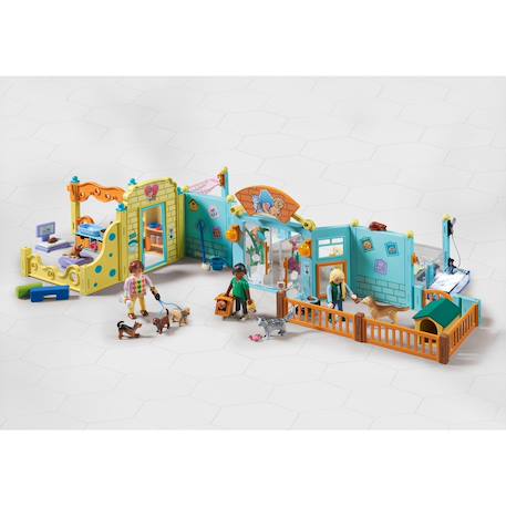 My life centre de soin canin avec 8 chiens et soigneur 71743 Multicolore 5 - vertbaudet enfant 