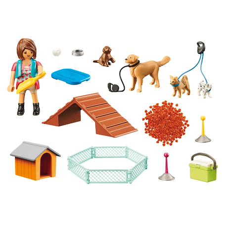 City life set cadeau educatrice et chiens 70676 Multicolore 3 - vertbaudet enfant 