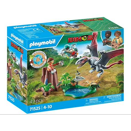 Dinos drone d'observation avec dimorphodon 71525 Multicolore 1 - vertbaudet enfant 