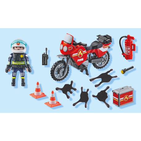 Pompier et moto - action hereos 71466 Multicolore 6 - vertbaudet enfant 