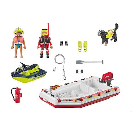 Action heroes bateau de pompier et scooter des mers 71464 Multicolore 5 - vertbaudet enfant 