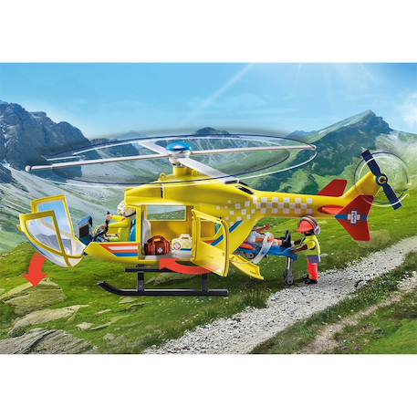 Hélicoptère de secours 71203 Multicolore 5 - vertbaudet enfant 