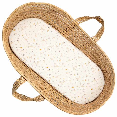 Drap housse couffin en coton sidonia Sidonia, beige, écru, blanc 1 - vertbaudet enfant 