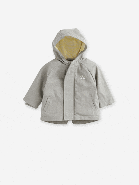 Parka 3 en 1 mi-saison bébé avec gilet sans manches en sherpa amovible vert sauge 1 - vertbaudet enfant 