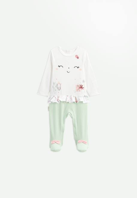 Pyjama bébé arya Vert 1 - vertbaudet enfant 