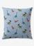 Parure housse de couette + taie d'oreiller enfant avec coton recyclé DINO FRIENDS bleu glacier 5 - vertbaudet enfant 