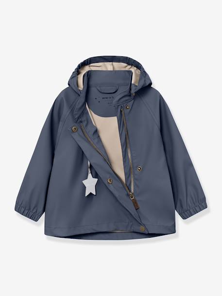 Ensemble enfant : veste de pluie & pantalon imperméable MATWAINIS bleu foncé+vert 3 - vertbaudet enfant 