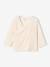 Kit naissance 5 pièces : brassière + pantalon + bonnet + gants + pochon écru 2 - vertbaudet enfant 