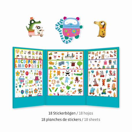1000 stickers pour les petits Multicolore 2 - vertbaudet enfant 