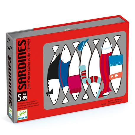 Sardines - jeu de cartes de mémoire Multicolore 5 - vertbaudet enfant 