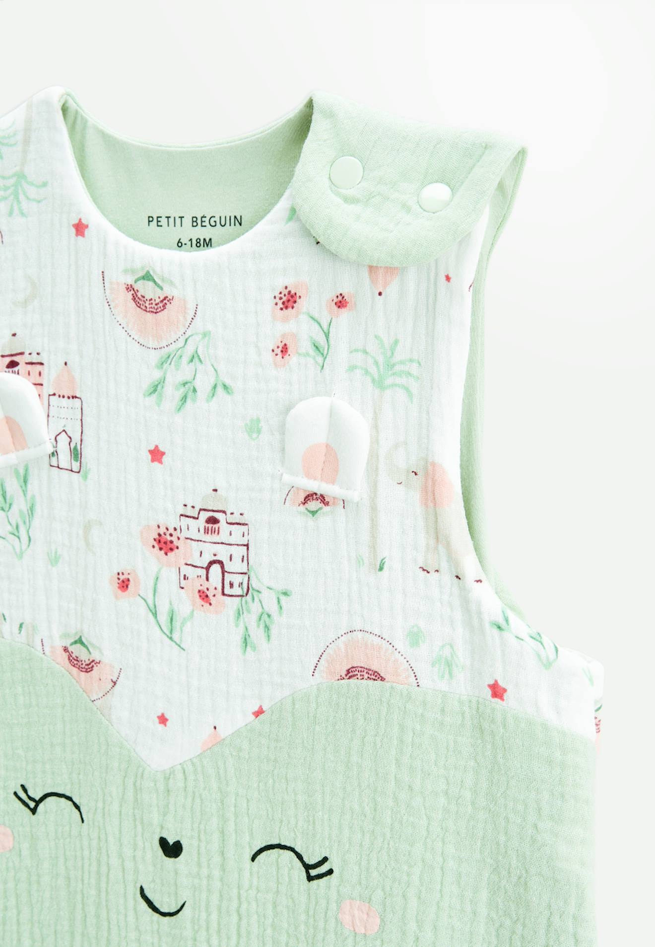 Gigoteuse Siège Auto TOG 3 En Velours - Manches Amovibles, Couleur Matcha - Pour Bébé 0-12 Mois (environ) - 4