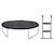 Trampoline jardin ø 360?cm + filet + échelle + bâche - jumpi 360 - noir/vert Vert 3 - vertbaudet enfant 