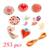 Perles fantaisies coeur Rose 2 - vertbaudet enfant 