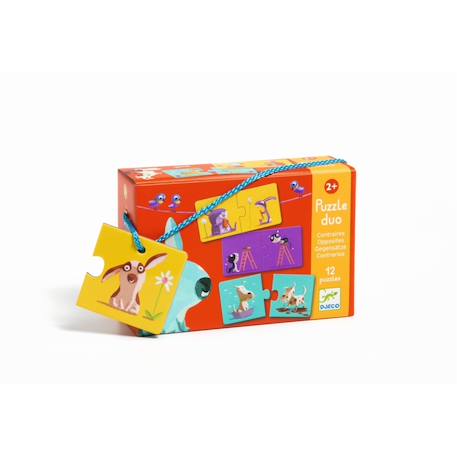 Puzzle duo contraire Multicolore 4 - vertbaudet enfant 
