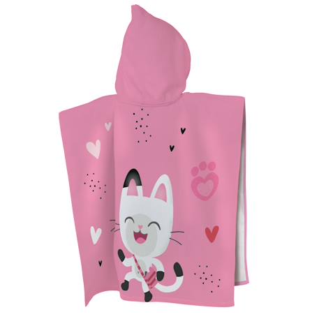 Cape de bain imprimée 100% coton, gabby et la maison magique duo Rose 3 - vertbaudet enfant 