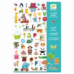 Jouet-Activités artistiques et musicales-1000 stickers pour les petits