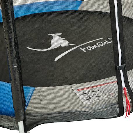 Trampoline rond ø 180cm avec filet de sécurité - ralli 180 Bleu 6 - vertbaudet enfant 