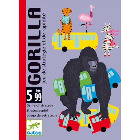 Jeu de stratégie et de rapidité gorilla Multicolore 1 - vertbaudet enfant 
