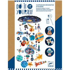 Do it yourself suspension décorative à peindre système solaire  - vertbaudet enfant