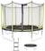 Trampoline jardin ø 360?cm + filet + échelle + bâche - jumpi 360 - noir/vert Vert 1 - vertbaudet enfant 
