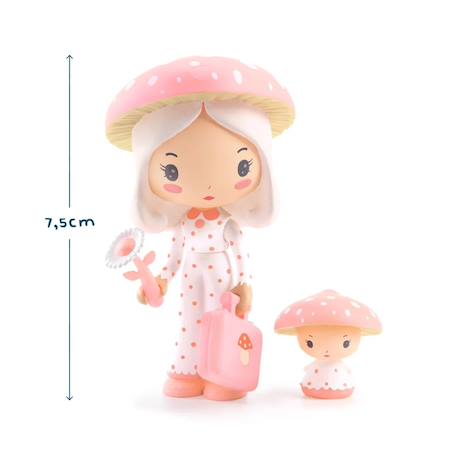 Figurines tinyly amy et mushy Multicolore 3 - vertbaudet enfant 