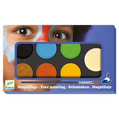 Jouet-Maquillage palette 6 couleurs nature