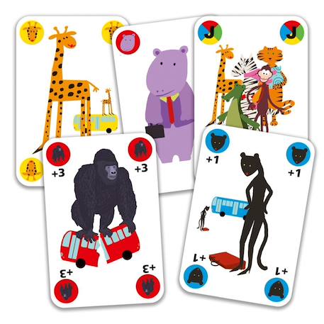 Jeu de stratégie et de rapidité gorilla Multicolore 2 - vertbaudet enfant 