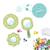 Do it yourself 3 miroirs à décorer douceur florale Multicolore 2 - vertbaudet enfant 