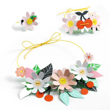 Do it yourself 4 parures de bijoux à créer multicolore Multicolore 3 - vertbaudet enfant 