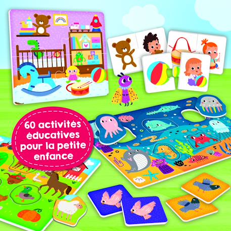 Carotina baby 60 jeux Multicolore 4 - vertbaudet enfant 
