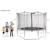 Trampoline jardin ø 360?cm + échelle + kit d'ancrage - jumpi 360 - noir/vert Vert 3 - vertbaudet enfant 