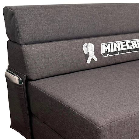 Canapé-lit dépliant minecraft pour enfants et invités Gris 3 - vertbaudet enfant 