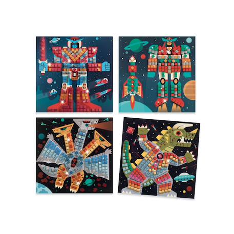 Mosaïques space battle Multicolore 4 - vertbaudet enfant 