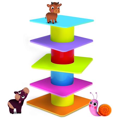 Carotina baby 4 en 1 'la ferme' Multicolore 3 - vertbaudet enfant 