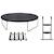 Trampoline ø 300?cm + filet + échelle + bâche + kit d'ancrage - jumpi 300 Vert 2 - vertbaudet enfant 