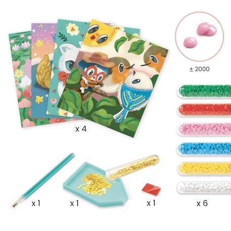 Artistic diams mini diamantes Multicolore 3 - vertbaudet enfant 