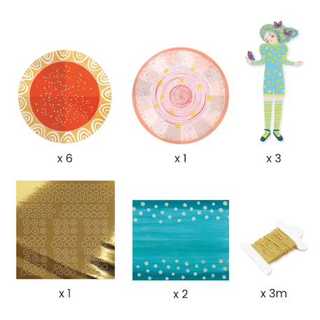 Robes de papier Multicolore 3 - vertbaudet enfant 
