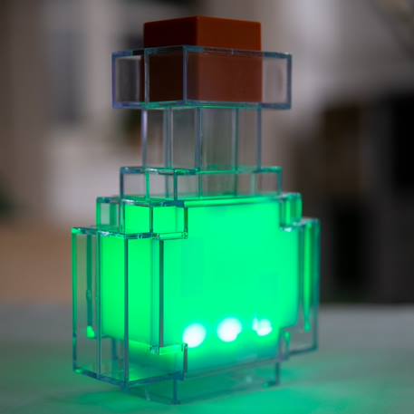 Lampe led potion minecraft - rechargeable par usb - 8 modes de couleurs Transparent 5 - vertbaudet enfant 