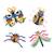 Enfilage bestioles et fils chenilles Multicolore 2 - vertbaudet enfant 