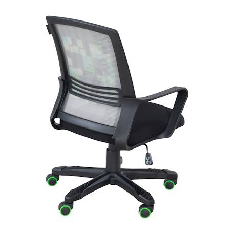 Chaise gaming minecraft – rotation 360° et hauteur ajustable Noir - creeper 3 - vertbaudet enfant 