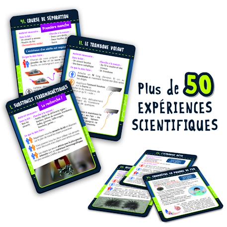 Magnetisme 50 expériences Multicolore 3 - vertbaudet enfant 
