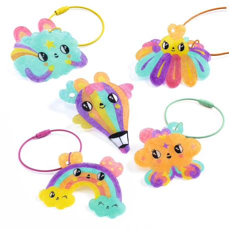 Porte-clefs kawaï artistic plastic Multicolore 2 - vertbaudet enfant 