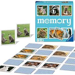 Jouet-Memory® enfants animaux - le jeu classique pour les fans d'animaux