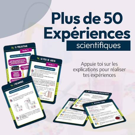 Lisciani - coffret 50 expériences scientifiques - i'm a genius - jeux éducatif - enfant de 8 à 12 ans Multicolore 4 - vertbaudet enfant 