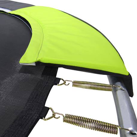 Trampoline ø 430?cm + filet + échelle + bâche + kit d'ancrage - jumpi 430 Vert 4 - vertbaudet enfant 