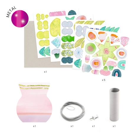 Do it yourself délicat bouquet de fleurs papier à créer Multicolore 2 - vertbaudet enfant 