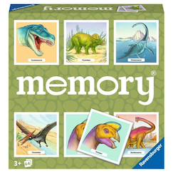 Jouet-Jeux de société-Jeu de carte de mémoire de dinosaure® d/f