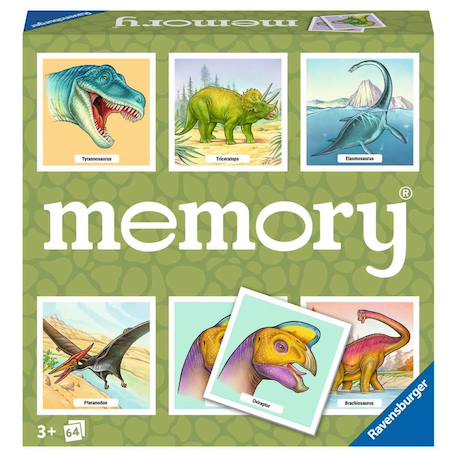Jeu de carte de mémoire de dinosaure® d/f Multicolore 1 - vertbaudet enfant 
